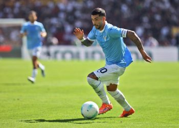 Mattia Zaccagni, capitano della Lazio (Foto Ansa)