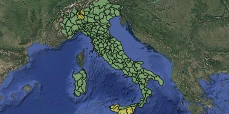 Allerta meteo (Foto: Protezione Civile)