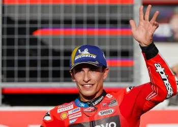 Marc Marquez esultanza