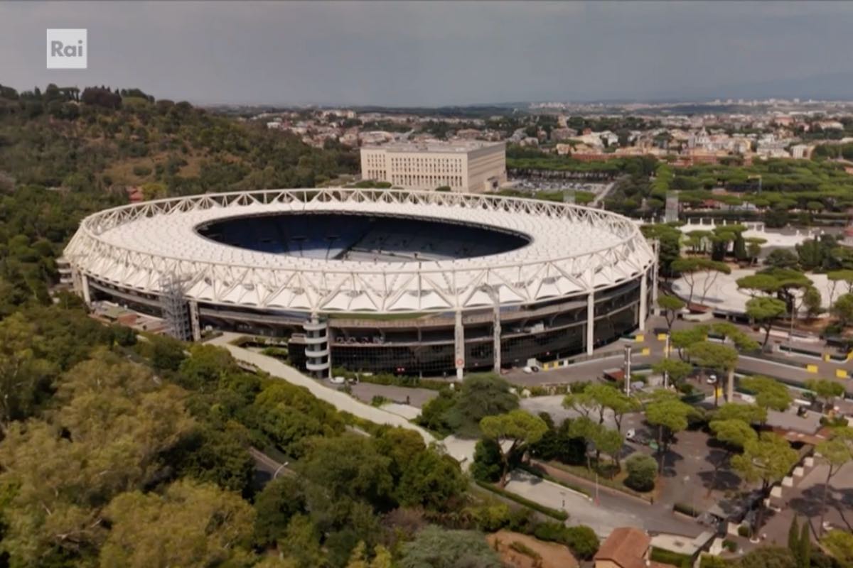 Lo stadio Olimpico di Roma
