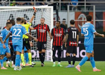 Espulsione Estupinan Milan-Napoli (Foto: Web)