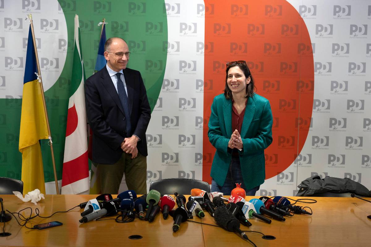 Letta e Schlein, Pd