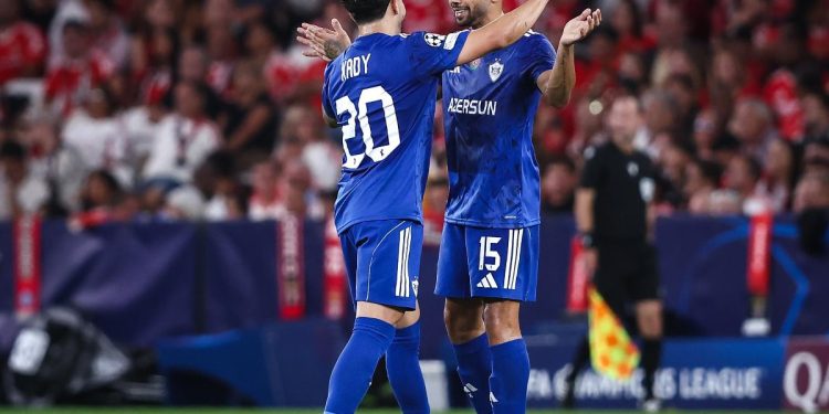 Leandro Andrade del Qarabag (Foto Ansa)