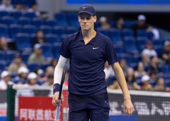 Jannik Sinner, qui al Pechino Open 2025 (Foto ANSA)