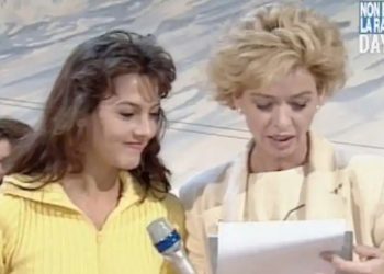 Miriana Trevisan a 'Non è la Rai' con Enrica Bonaccorti. (Foto: Web)