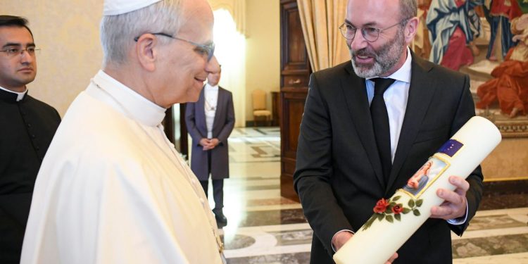 Papa Leone con Weber