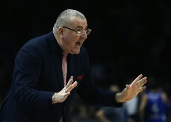 Jasmin Repesa, coach dei Trapani Shark (Foto ANSA)