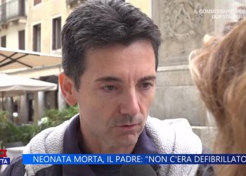 Neonata morta, il papà (Foto: Vita in diretta)