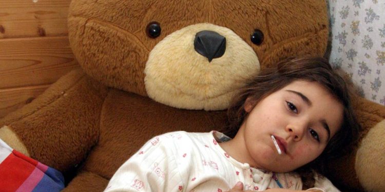 Bambina influenzata (Ansa)