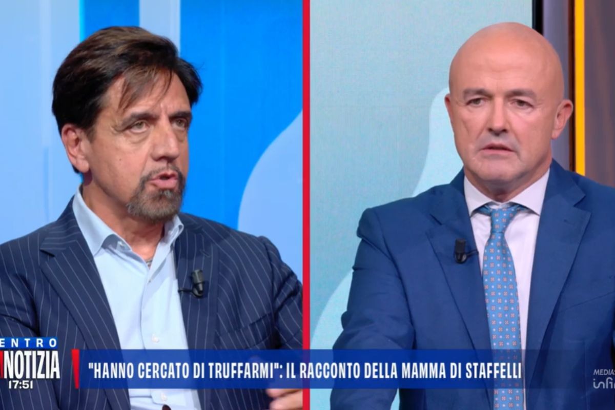 Valerio Staffelli e Gianluigi Nuzzi (Foto: screen Mediaset Infinity)