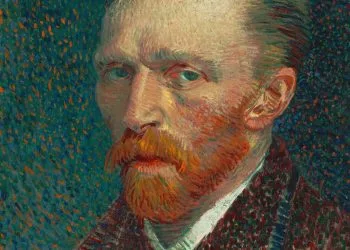 Vincent Van Gogh, "Autoritratto" (1887, particolare)