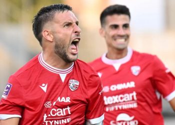 L'esultanza del Carpi (Facebook Lega Pro)