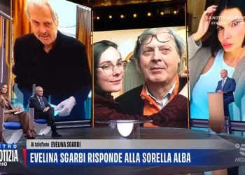 Vittorio Sgarbi, la figlia Evelina (Foto: Dentro la notizia)