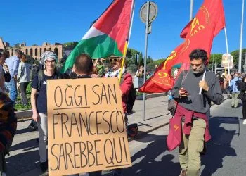 Corteo pro Palestina a Roma oggi