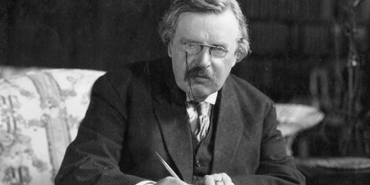 Gilbert Keith Chesterton  (1874-1936) (foto da Wikipedia)