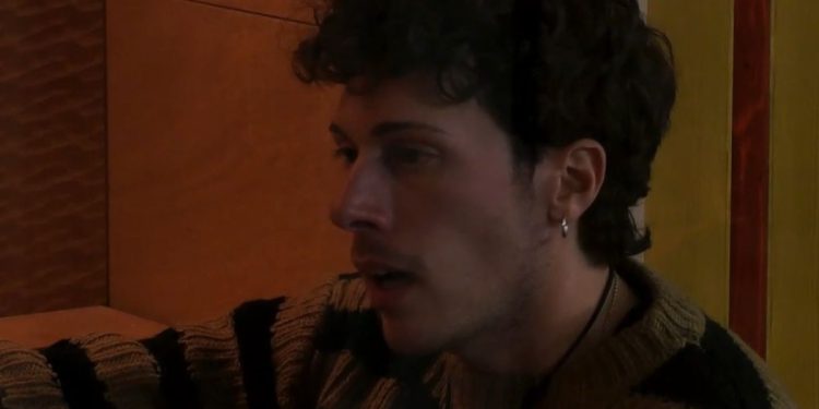 Francesco Rana al GF 2025 (Foto: screen Mediaset Infinity)