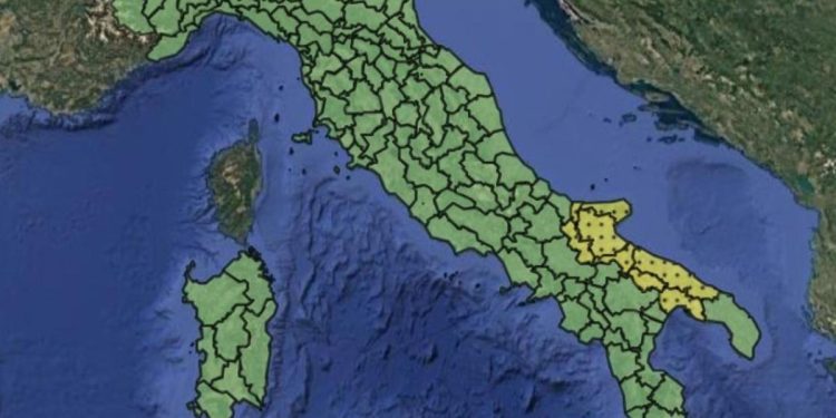 Allerta meteo (Foto: Protezione Civile)