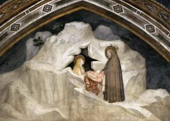 Giotto, "Maddalena nella Sainte Baume" (1307-1308, particolare)