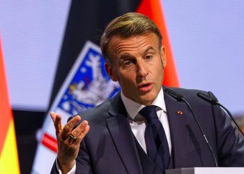 Il presidente francese Emmanuel Macron (Ansa)