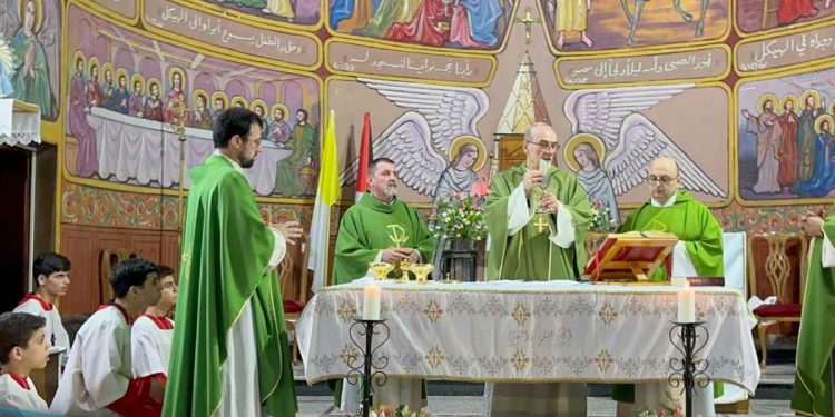 Messa con Pizzaballa