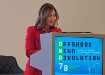 Annalisa Tardino, commissaria AdSP, all'Offshore Wind Revolution