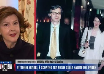 Vittorio Sgarbi, la mamma di Evelina (Foto: Dentro la notizia)