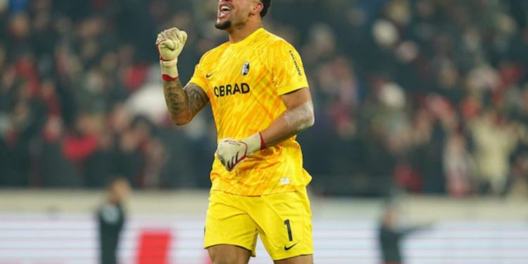 Noah Atubolu in campo con il Friburgo (Foto: Web)