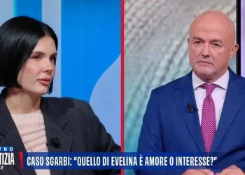 Evelina, figlia di Vittorio Sgarbi (Foto: Dentro la notizia)