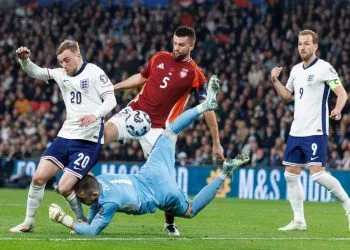 Jarrod Bowen e Harry Kane in Inghilterra Lettonia (Foto ANSA)