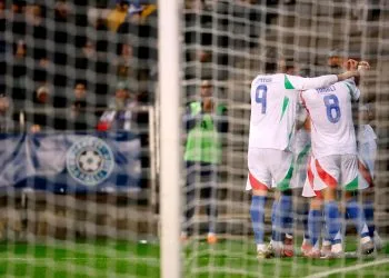 L'esultanza dell'Italia (Foto ANSA)