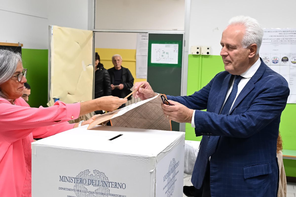 Giani vota le Regionali in Toscana