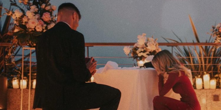 La proposta di matrimonio di Stephan El Shaarawy (dal profilo Instagram di Ludovica Pagani)