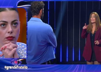 Domenico D'Alterio e la fidanzata Valentina al Grande Fratello 2025