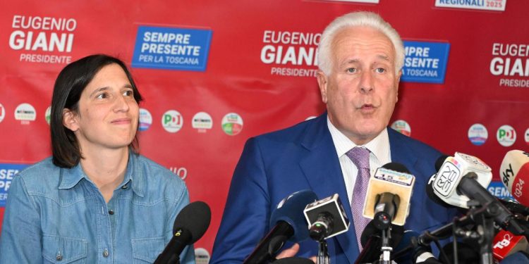 Schlein e Giani, Regionali Toscana 2025