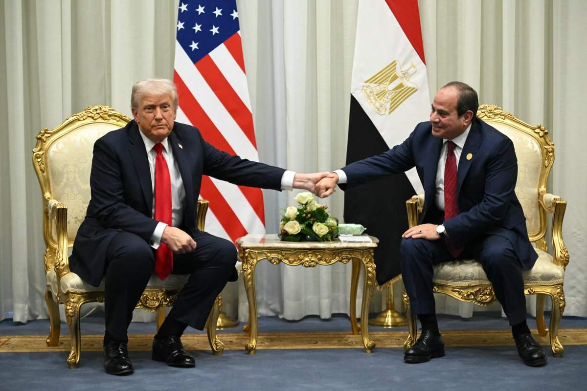 Trump e Al Sisi