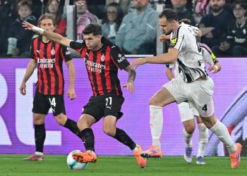 Christian Pulisic contro Federico Gatti in Juventus Milan (Foto ANSA)