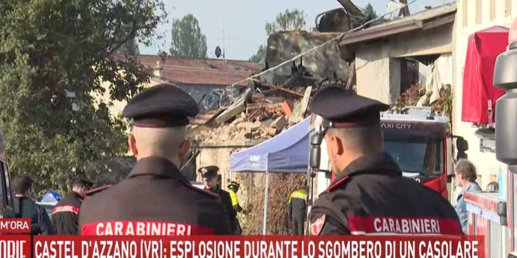 Esplosione, 3 morti fra i carabinieri (Foto: Storie Italiane)