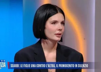 Evelina, figlia di Vittorio Sgarbi (Foto: Dentro la notizia)