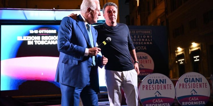 Giani e Renzi in Toscana