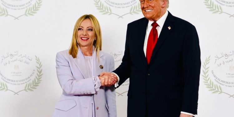 Meloni e Trump