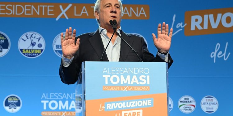 Tajani, Regionali Toscana 2025