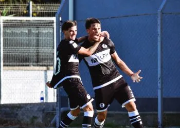 L'esultanza del Cesena Primavera (da facebook.com/cesenafc)