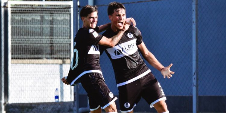 L'esultanza del Cesena Primavera (da facebook.com/cesenafc)