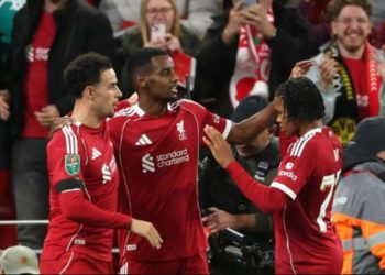 Liverpool esultanza di tutta la squadra (Foto: Web)