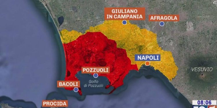 Terremoto Campi Flegrei (Foto: Tg5)