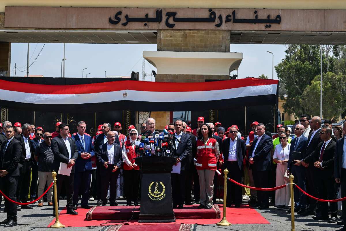 Valico di Rafah in Egitto