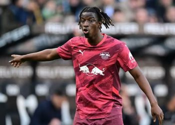 Amadou_Haidara in campo con il Red Bull Lipsia (Foto: Web)