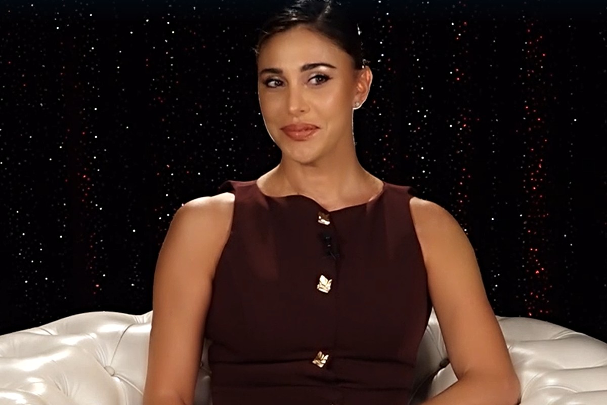 Belen Rodriguez, sparlano di lei nei corridoi della Rai (Screen Raiplay)