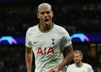 Richarlison con la maglia del Tottenham (Foto: Web)