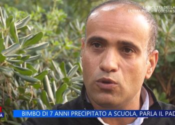 Il papà del bimbo di 7 anni (Foto: La vita in diretta)